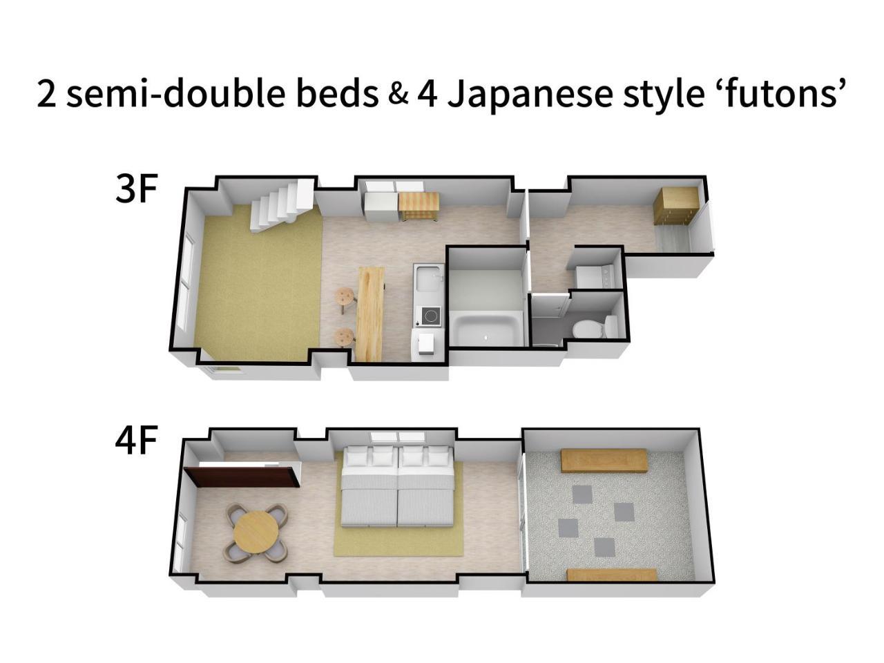 Bijou Suites Hana โอซาก้า ภายนอก รูปภาพ